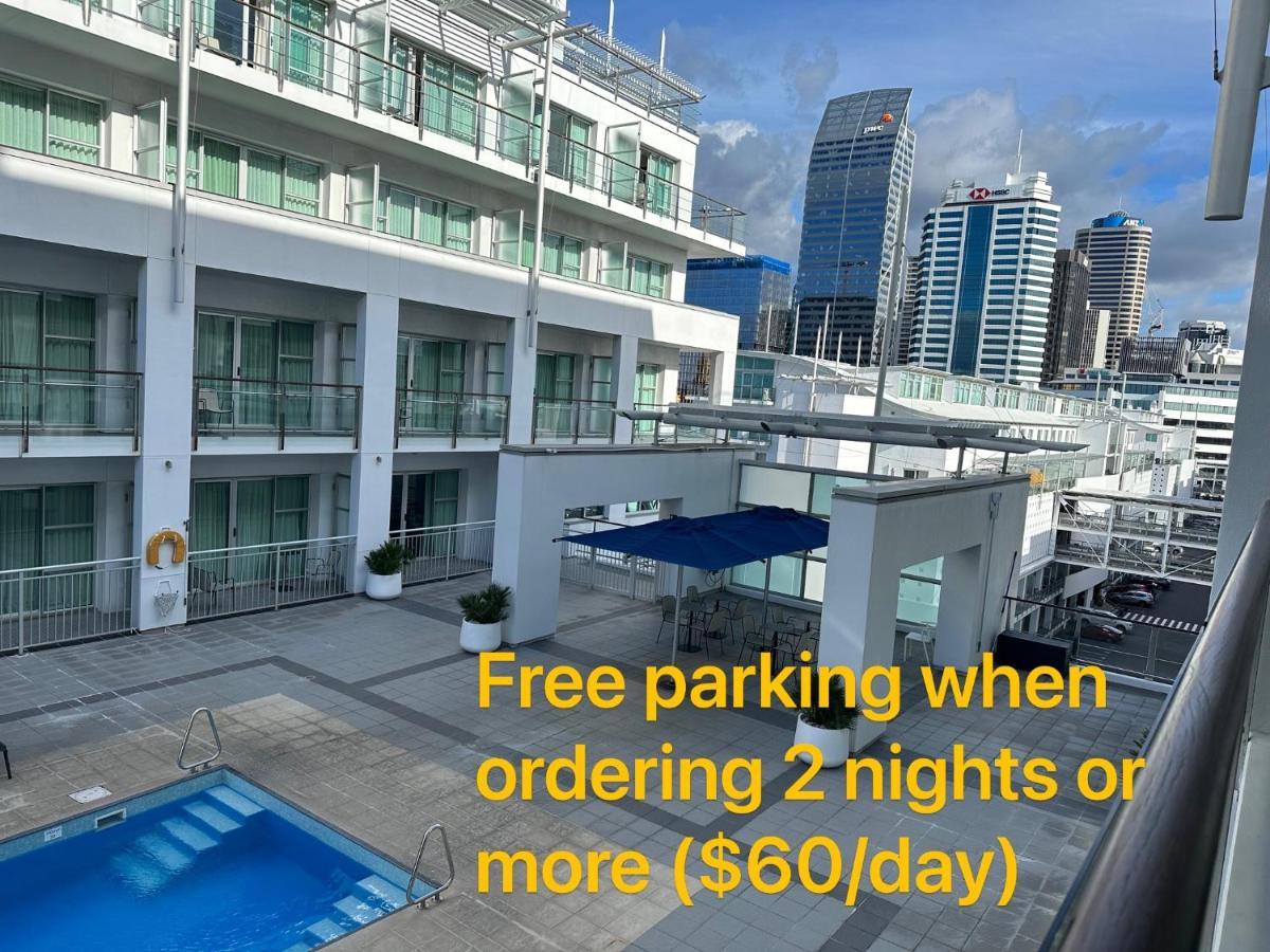 Waterfront Seaview Hotel Apartment - Same Building Block As Auckland Hilton Экстерьер фото